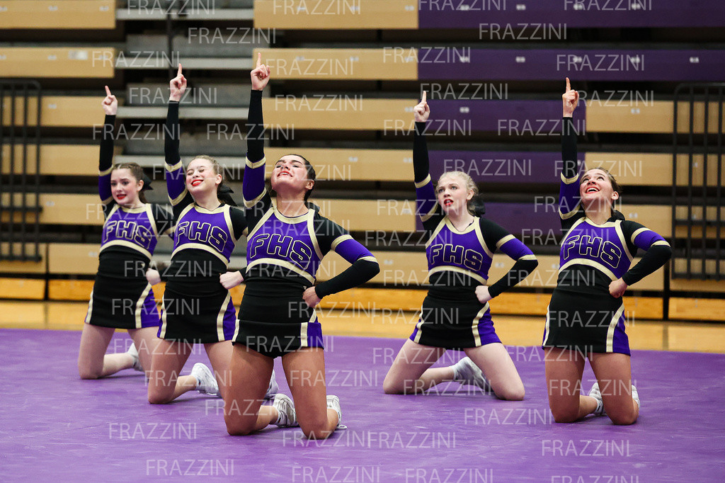 Competitive Cheer - CAAC White League Meet @ Fowlerville High